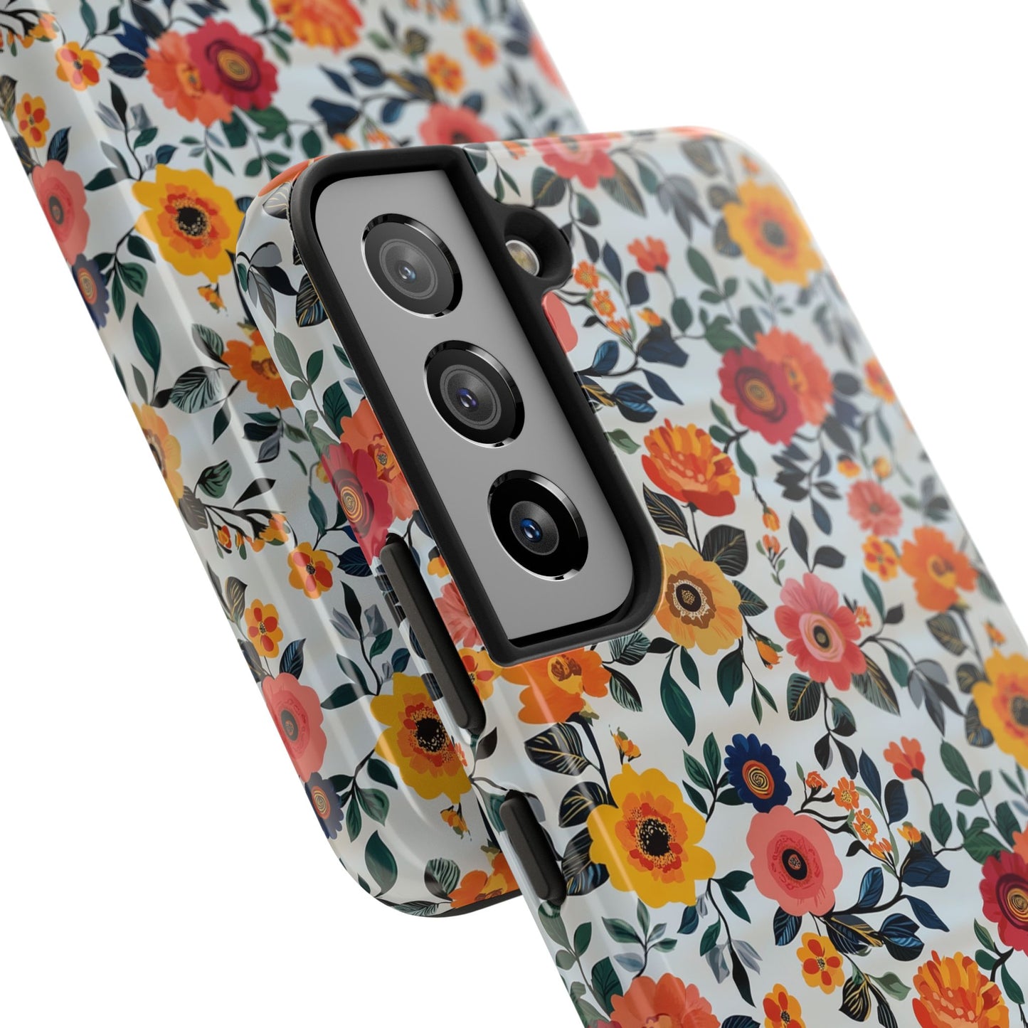 In Bloom | Small Colorful Flowers Tough Phone Cases