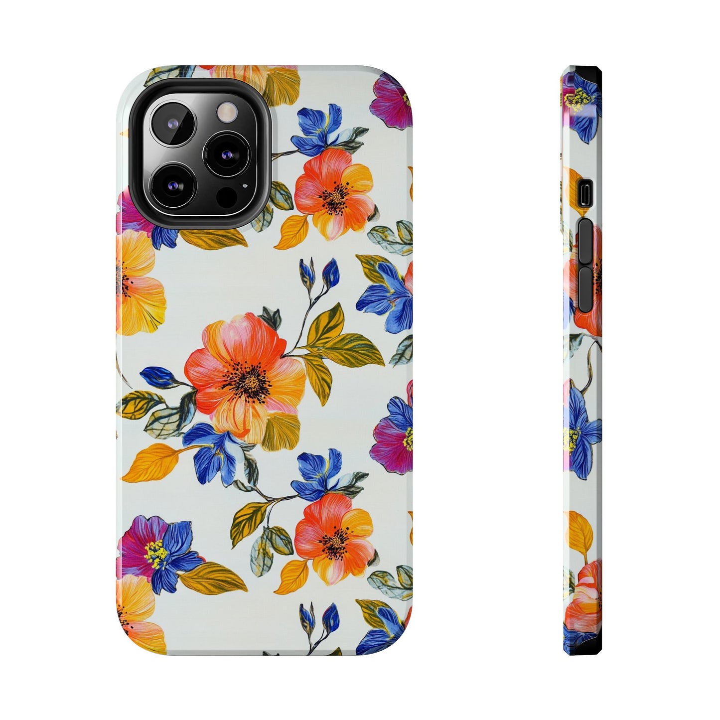 In Bloom | Colorful Florals Tough Phone Cases