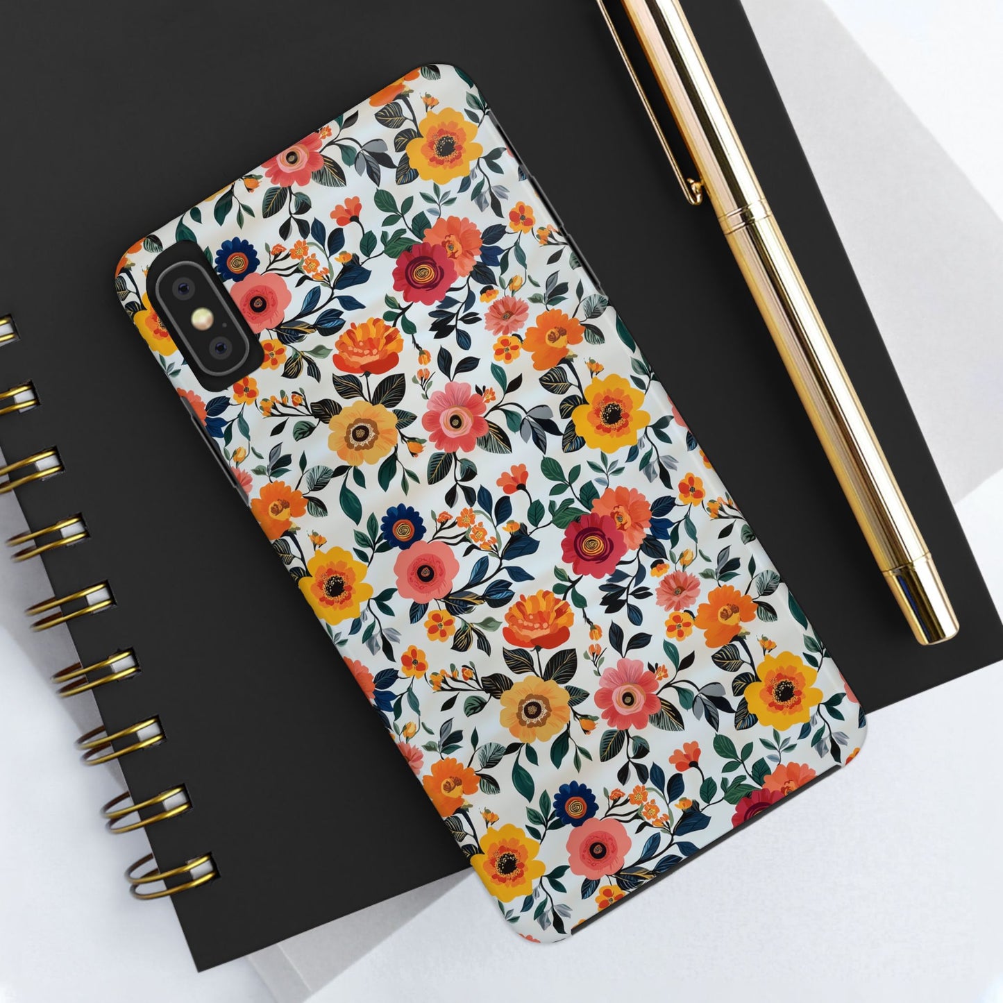 In Bloom | Small Colorful Flowers Tough Phone Cases