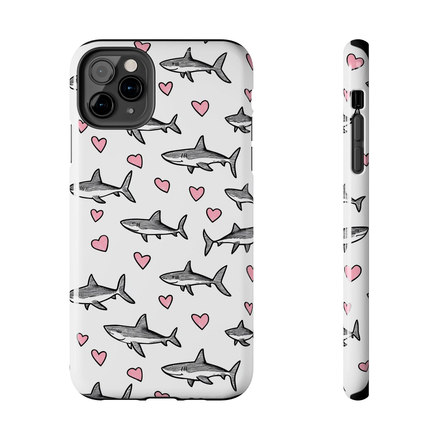 Animal Instinct | Shark Love Tough Phone Case