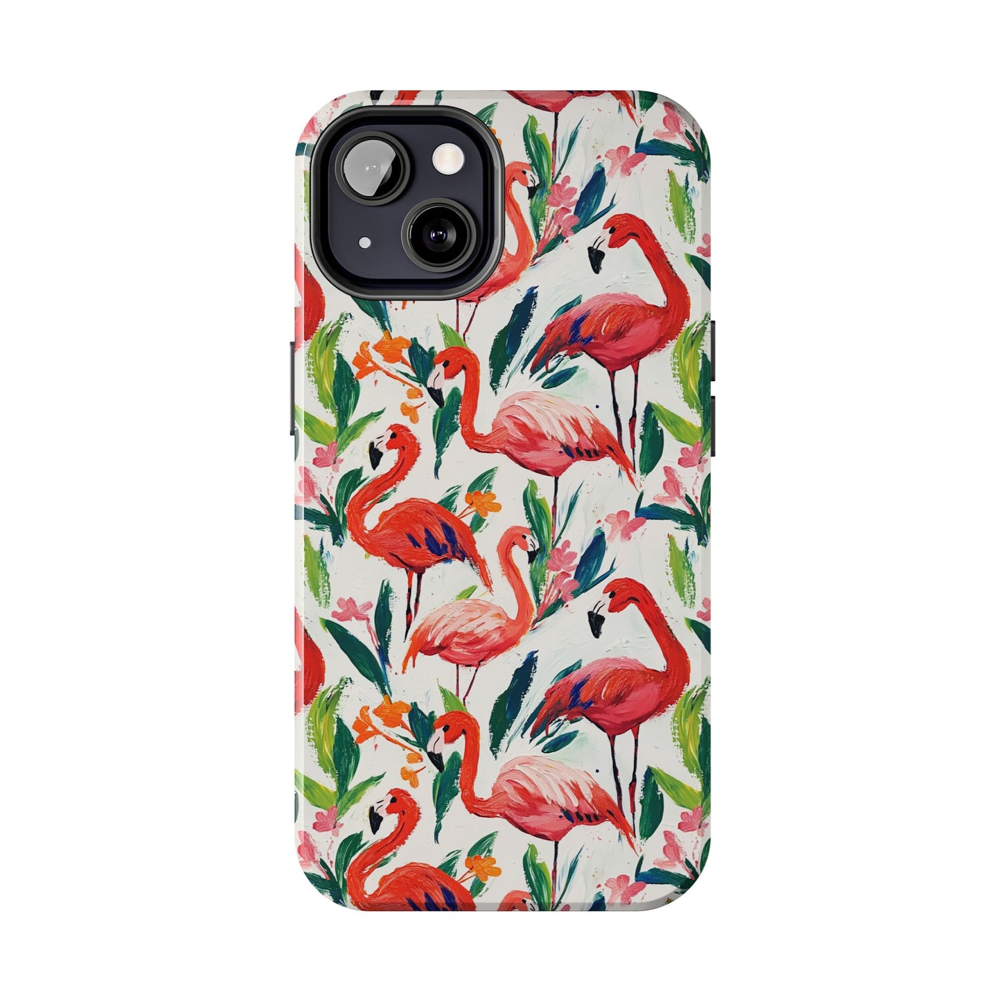 Animal Instinct | Flamingos Tough Phone Case