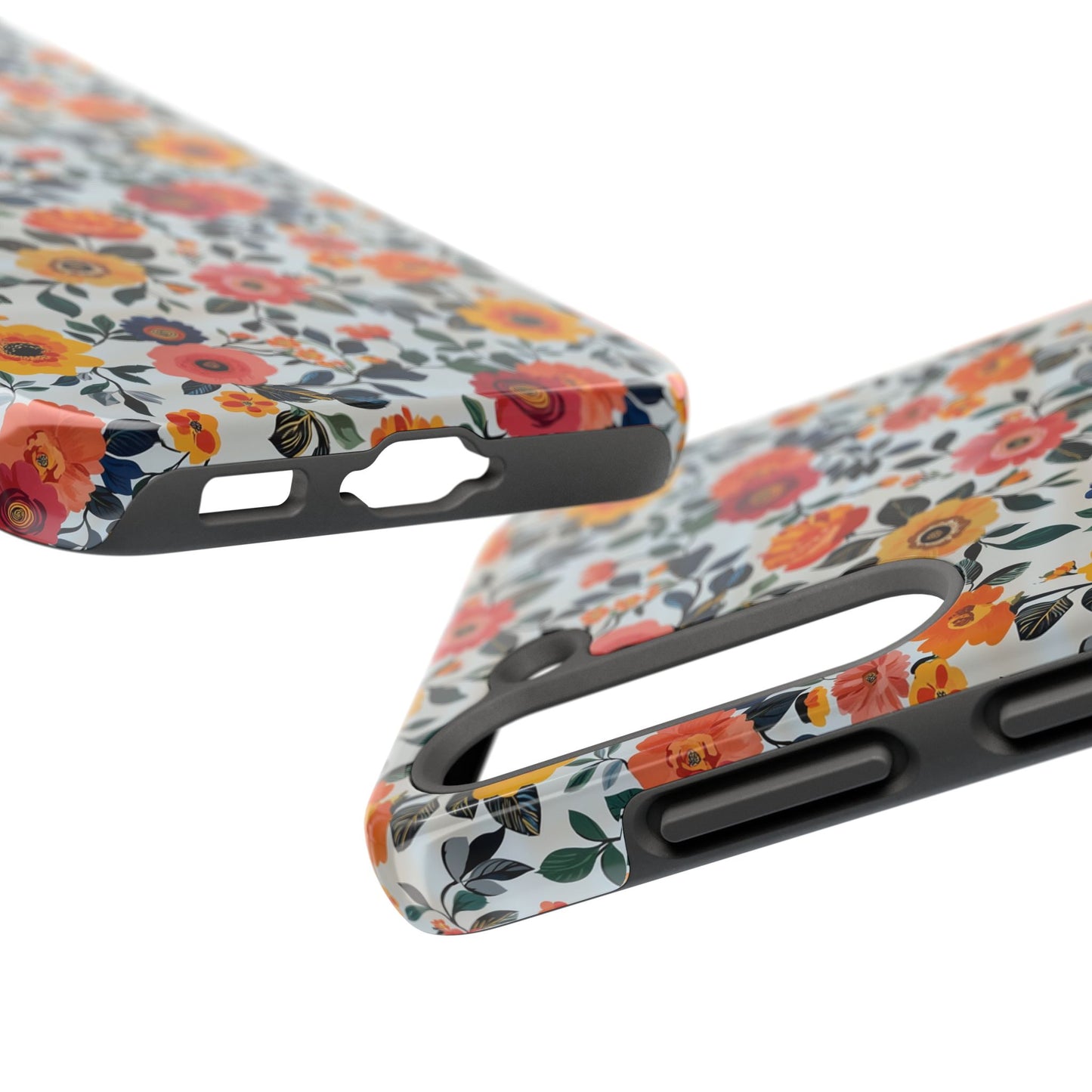 In Bloom | Small Colorful Flowers Tough Phone Cases