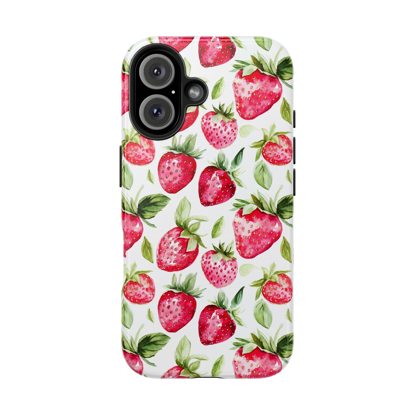 Nature Lover | Strawberry Watercolor Tough Phone Case