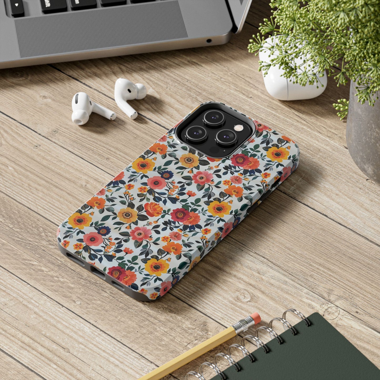 In Bloom | Small Colorful Flowers Tough Phone Cases
