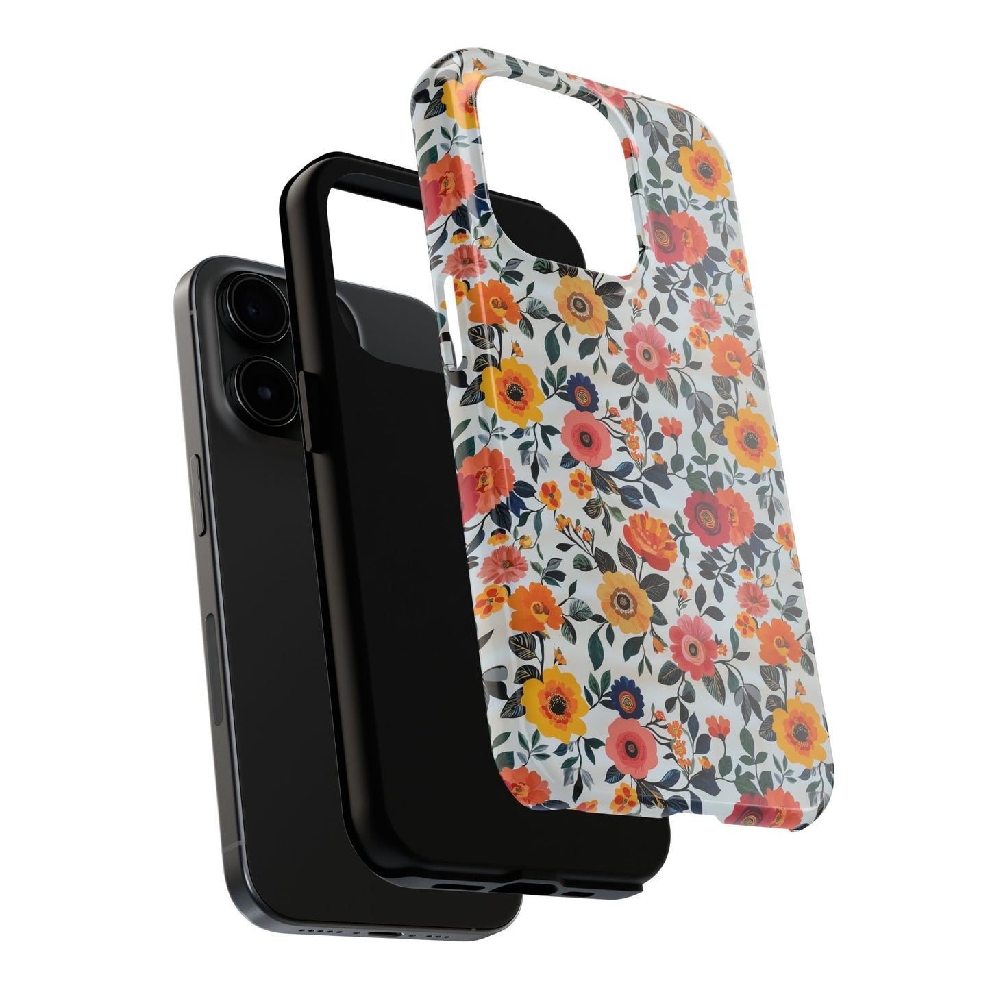 In Bloom | Small Colorful Flowers Tough Phone Cases