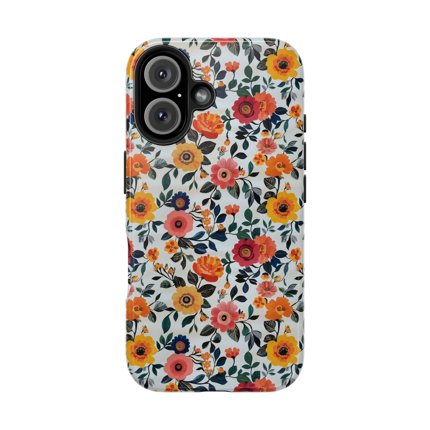 In Bloom | Small Colorful Flowers Tough Phone Cases