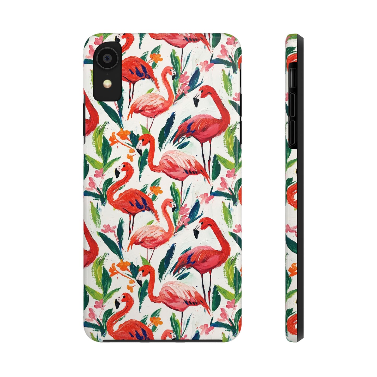 Animal Instinct | Flamingos Tough Phone Case
