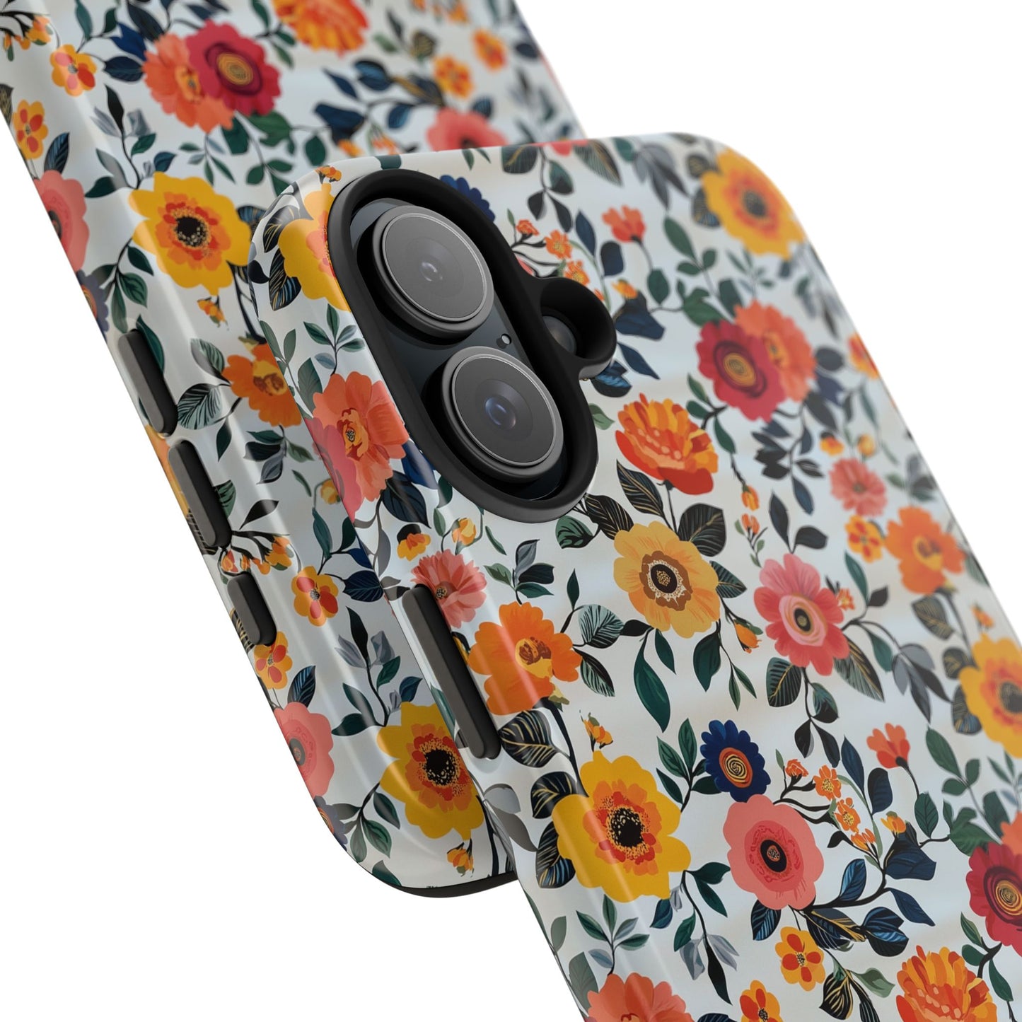 In Bloom | Small Colorful Flowers Tough Phone Cases