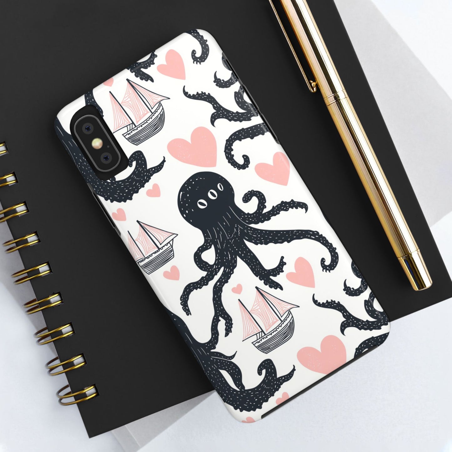 Quirky Chic | Kraken Boat Love Tough Phone Case