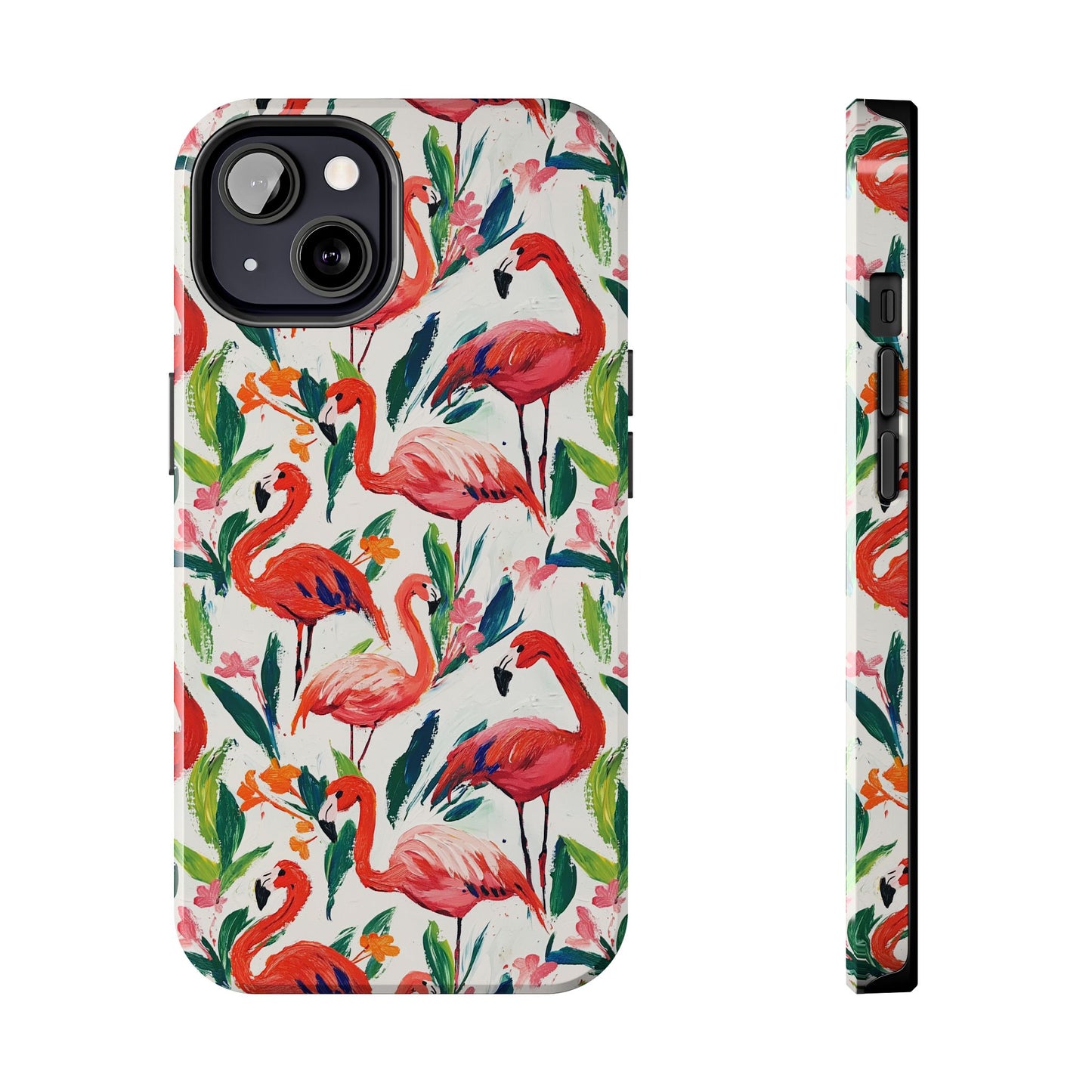 Animal Instinct | Flamingos Tough Phone Case