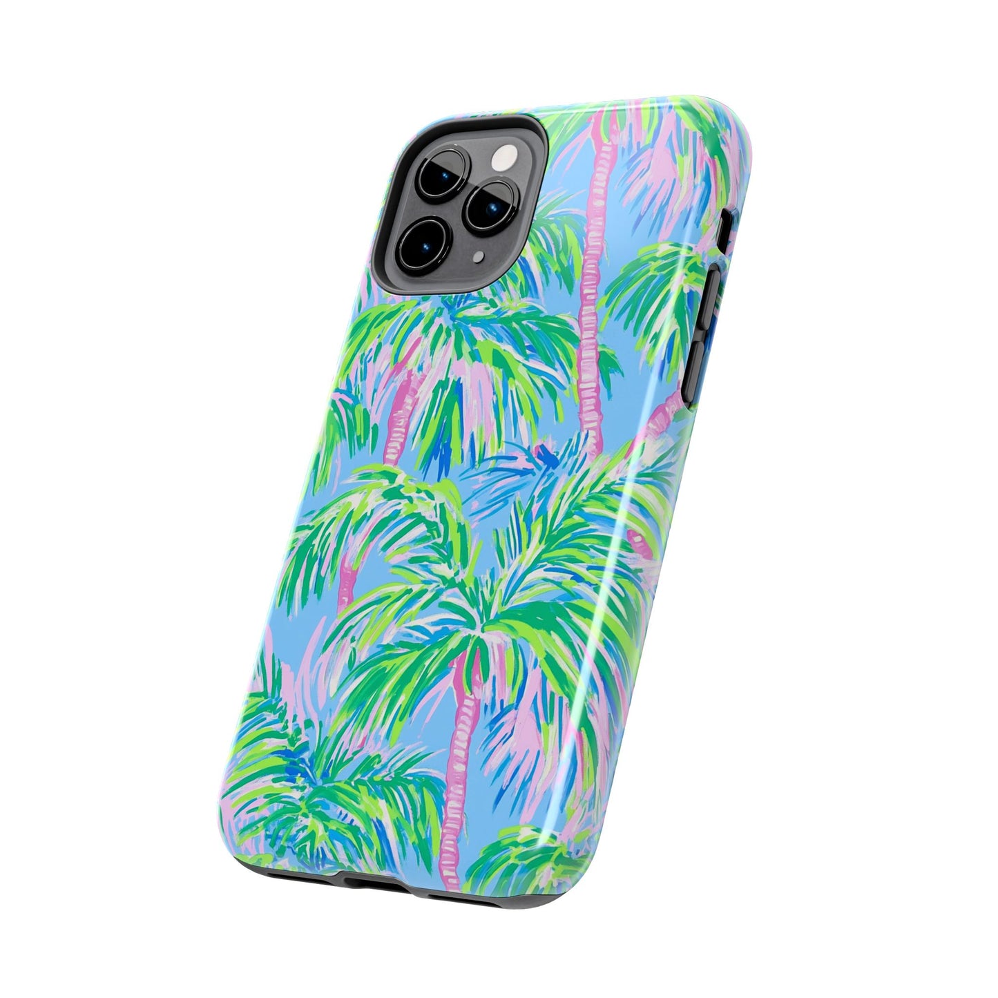 Nature Lover | Colorful Painted Palm Trees Phone Case