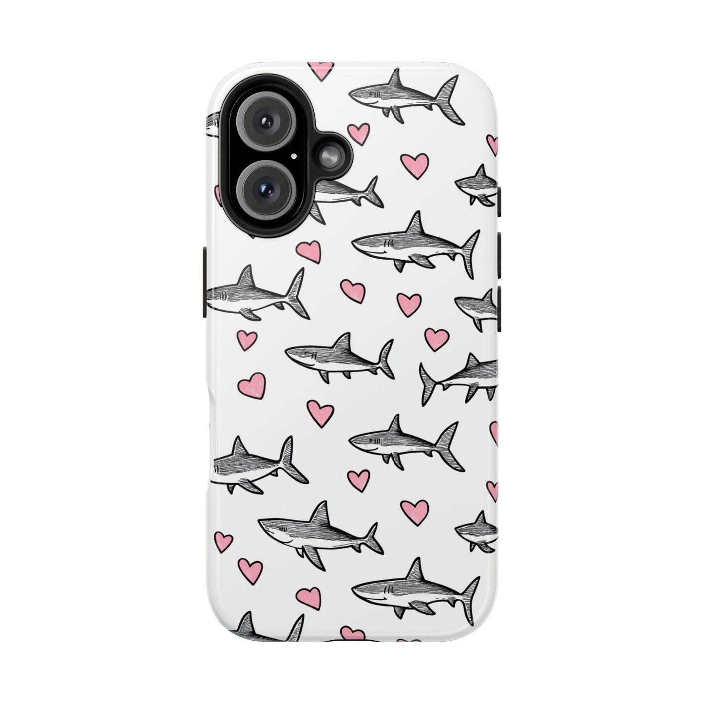 Animal Instinct | Shark Love Tough Phone Case