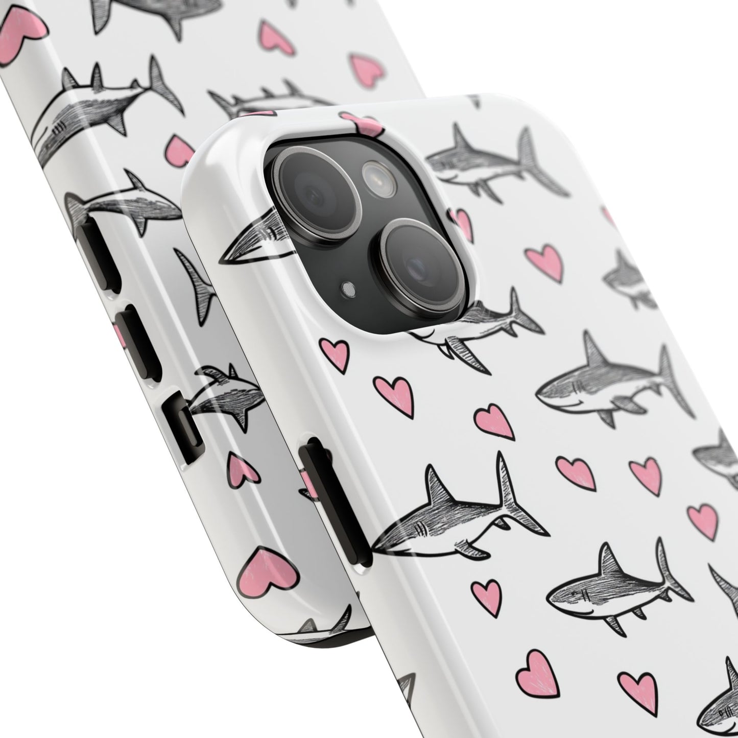 Animal Instinct | Shark Love Tough Phone Case