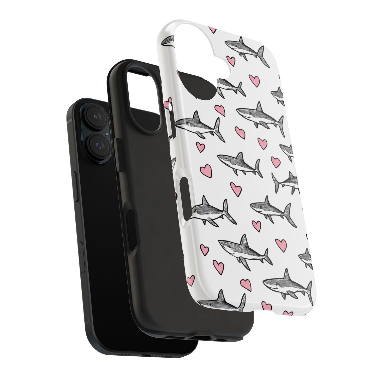 Animal Instinct | Shark Love Tough Phone Case