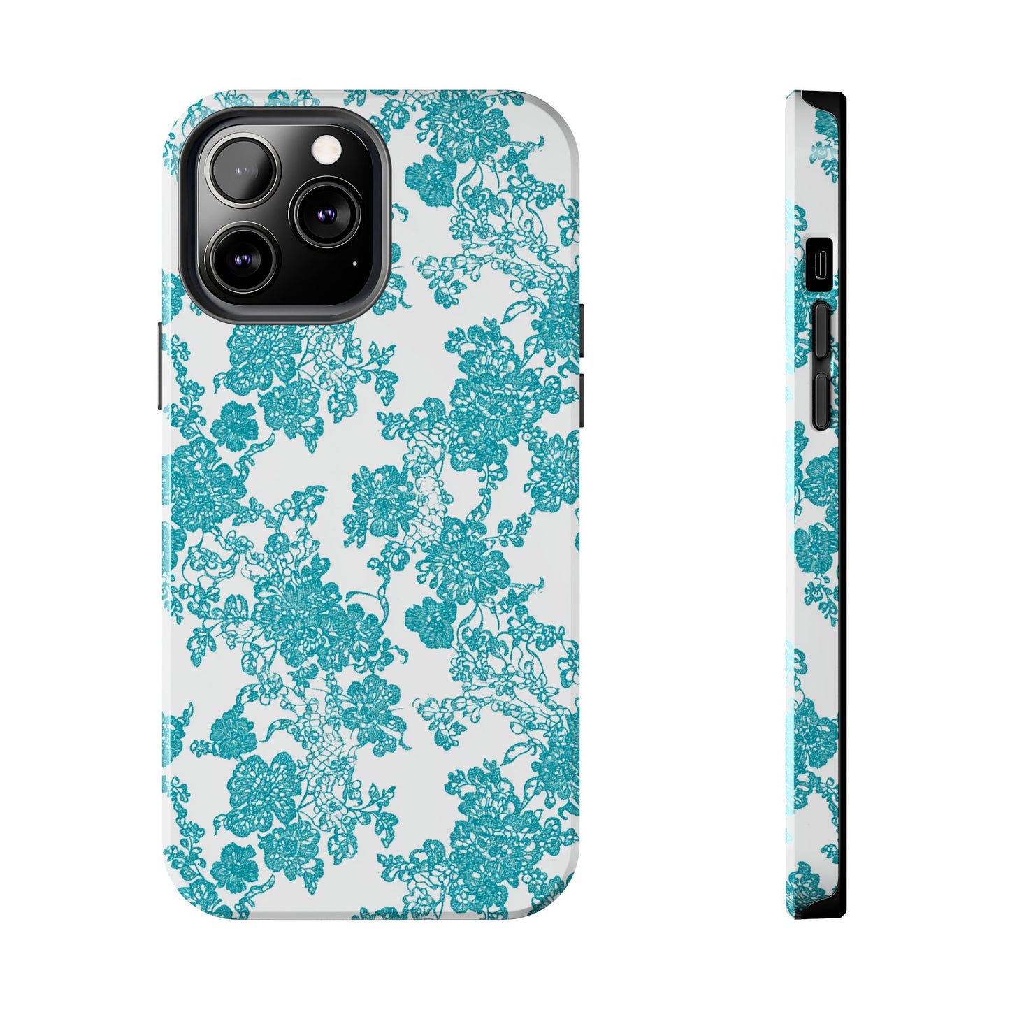 Boho Bliss | Teal on White Lace