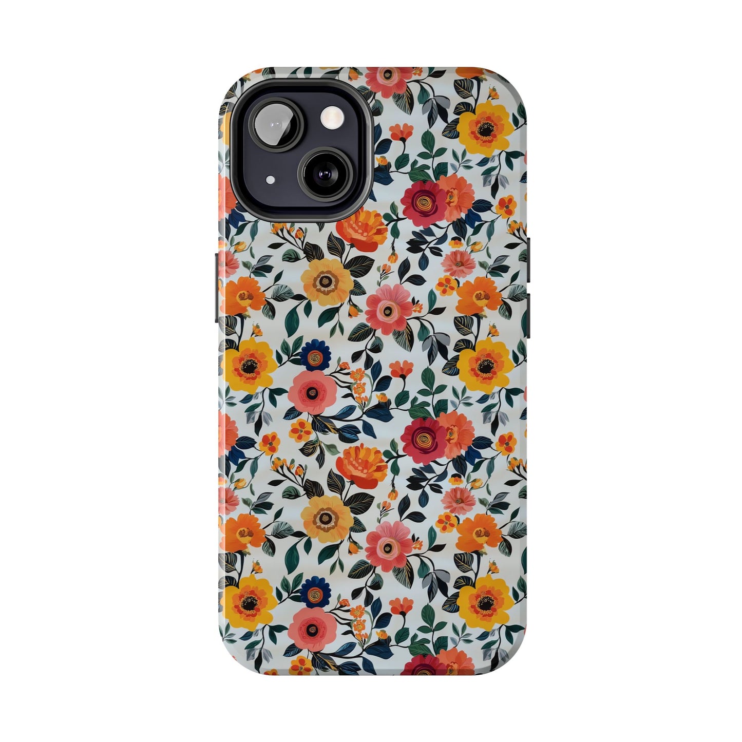 In Bloom | Small Colorful Flowers Tough Phone Cases