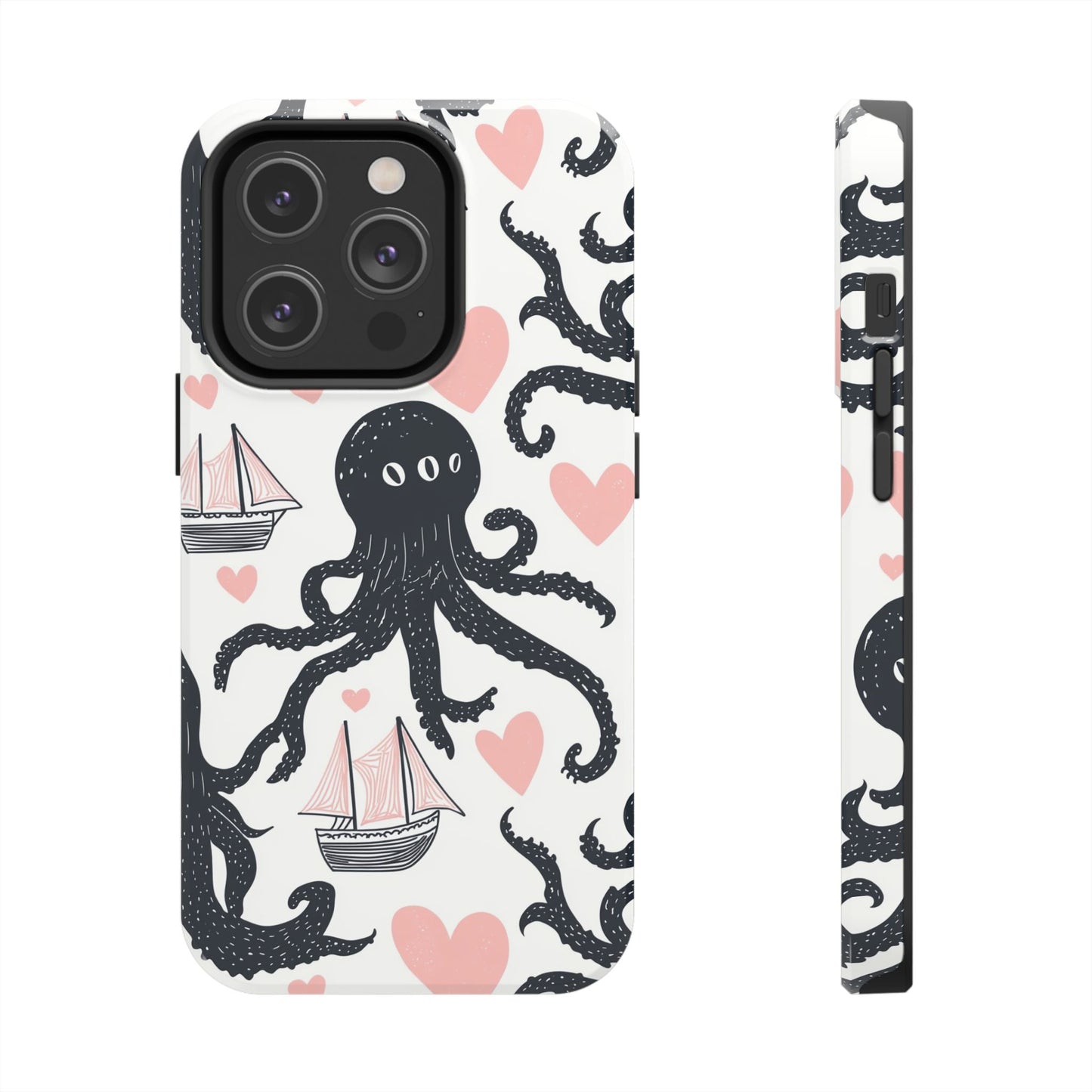 Quirky Chic | Kraken Boat Love Tough Phone Case