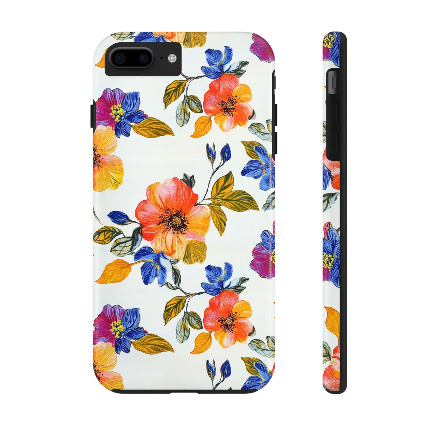 In Bloom | Colorful Florals Tough Phone Cases