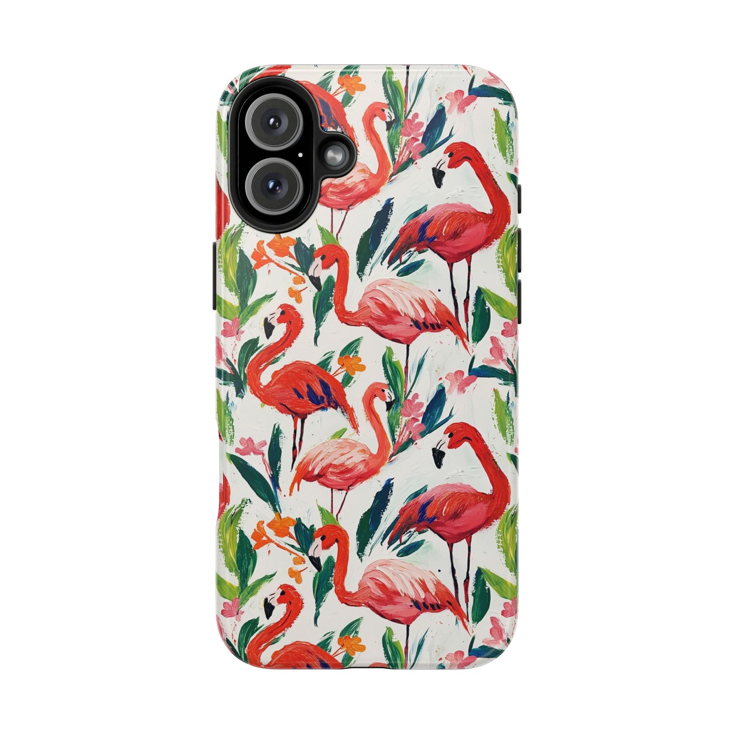 Animal Instinct | Flamingos Tough Phone Case