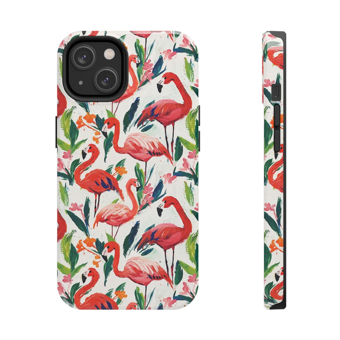 Animal Instinct | Flamingos Tough Phone Case