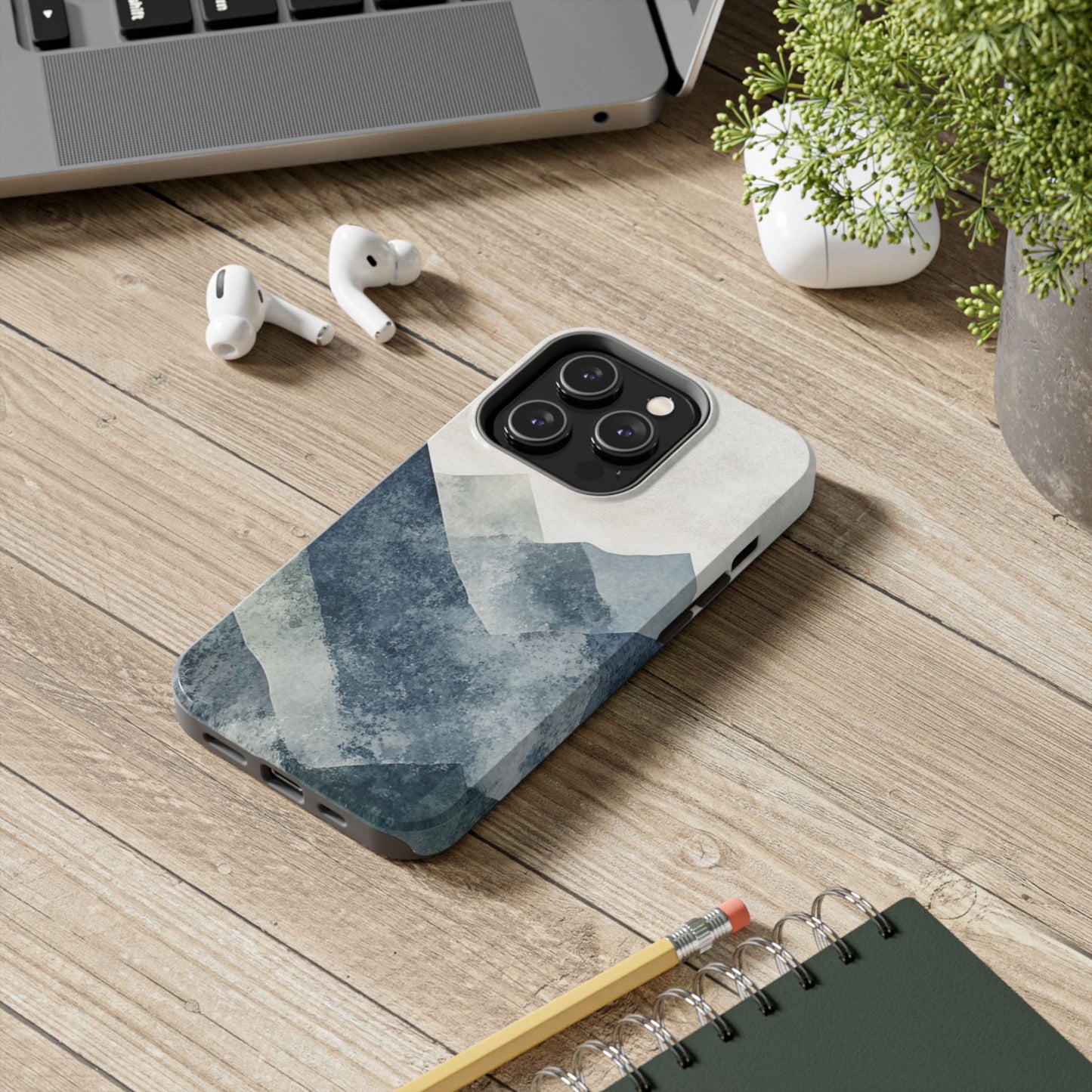 Majestic Mountains | Geometric Mountain Tough Phone Case