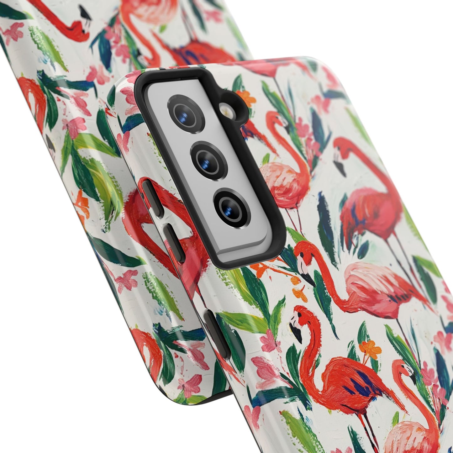 Animal Instinct | Flamingos Tough Phone Case