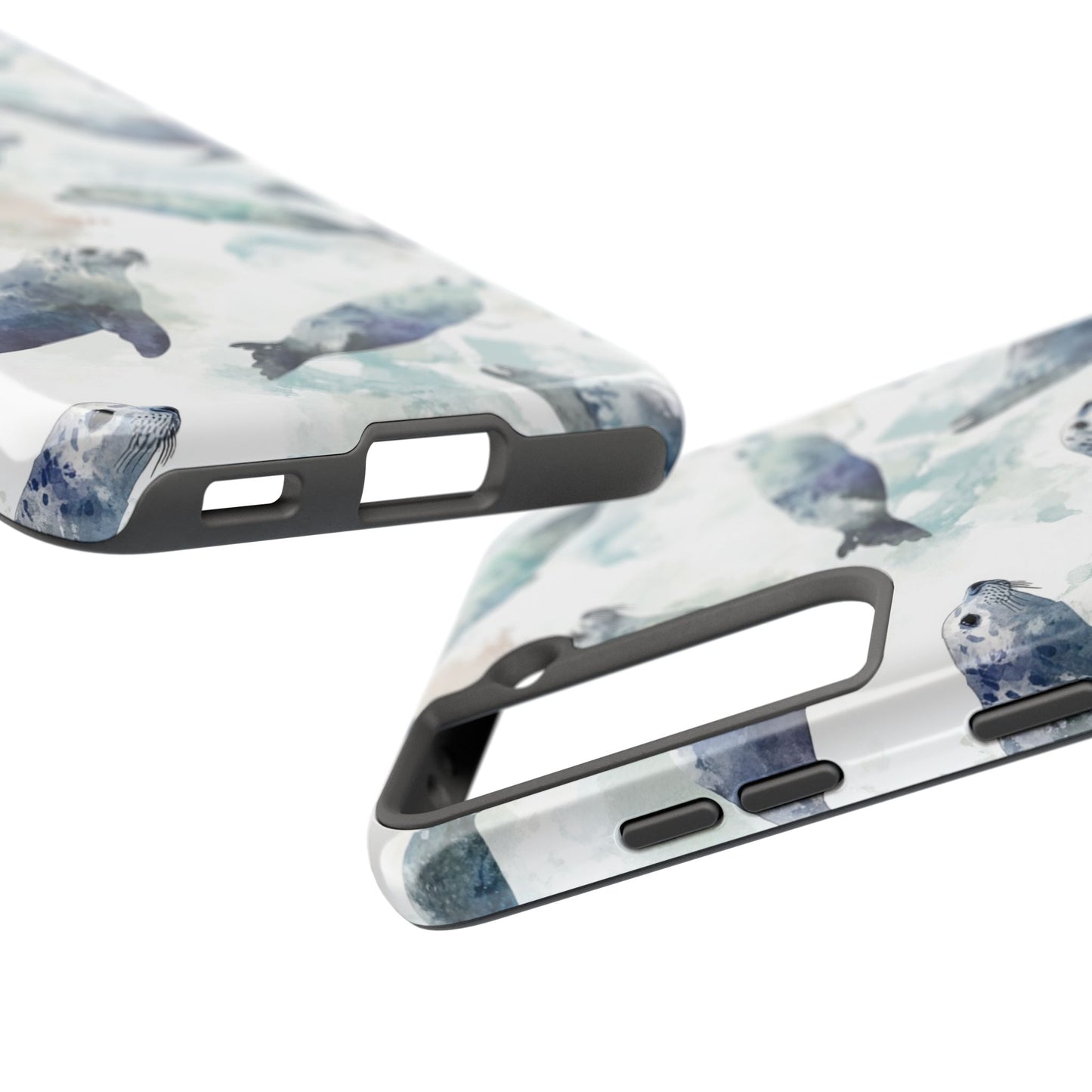 Animal Instinct | Watercolor Leopard Seals