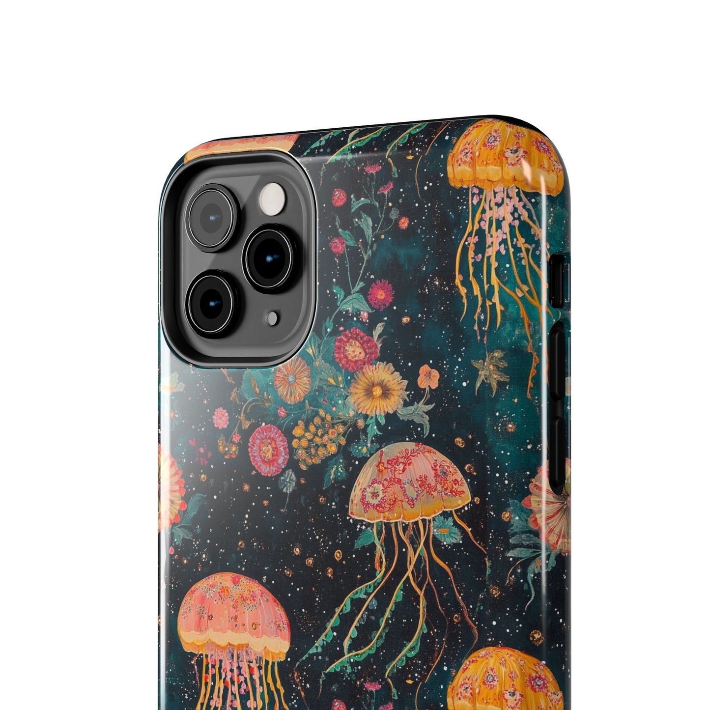 Under the Sea | Jellyfish Phone Cases, Floral Ocean Design, Sea Creature Protective Cover, Unique Tech Accessories, Underwater Theme Gifts, Tough Phone