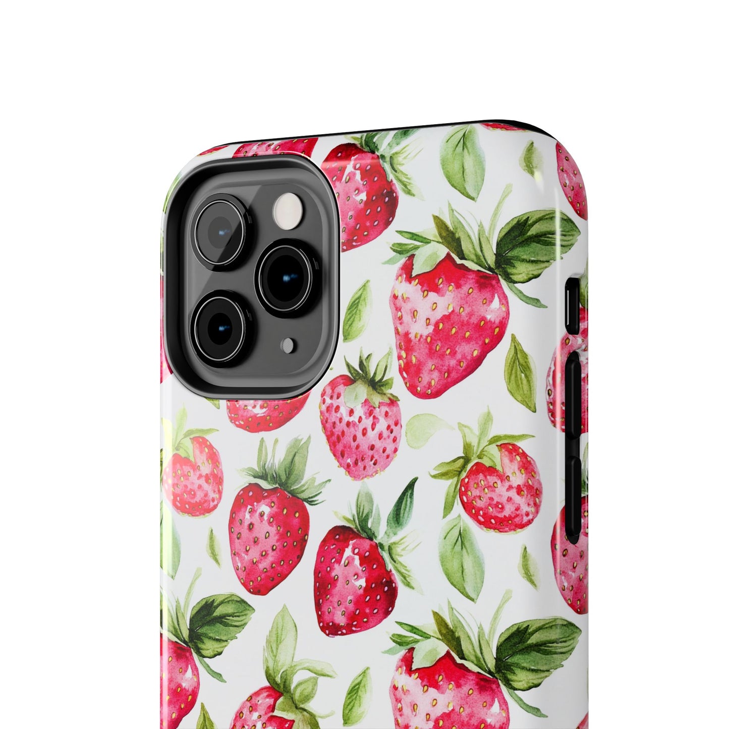 Nature Lover | Strawberry Watercolor Tough Phone Case