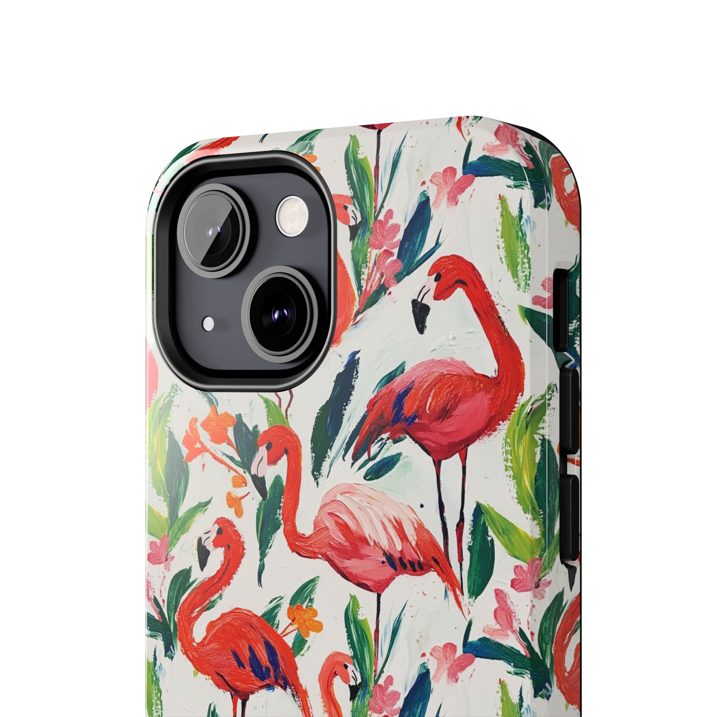 Animal Instinct | Flamingos Tough Phone Case