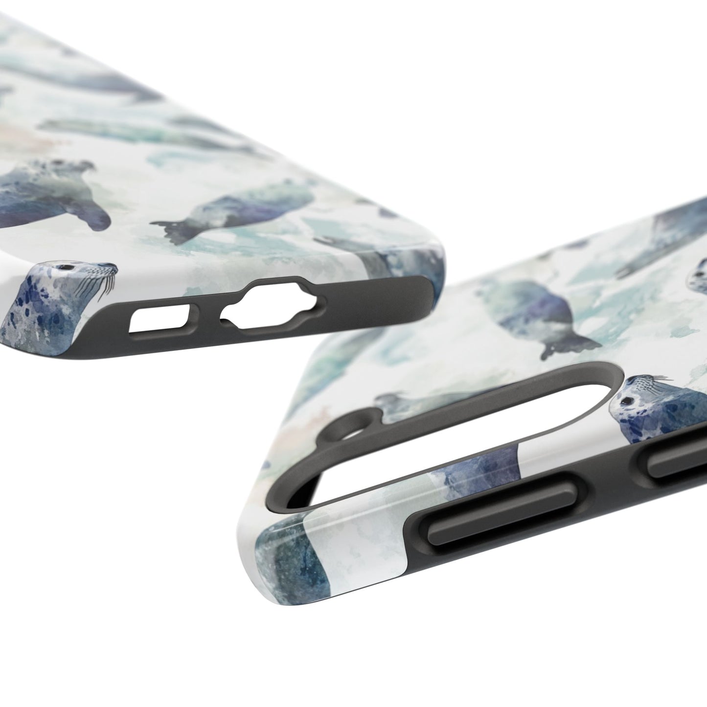 Animal Instinct | Watercolor Leopard Seals