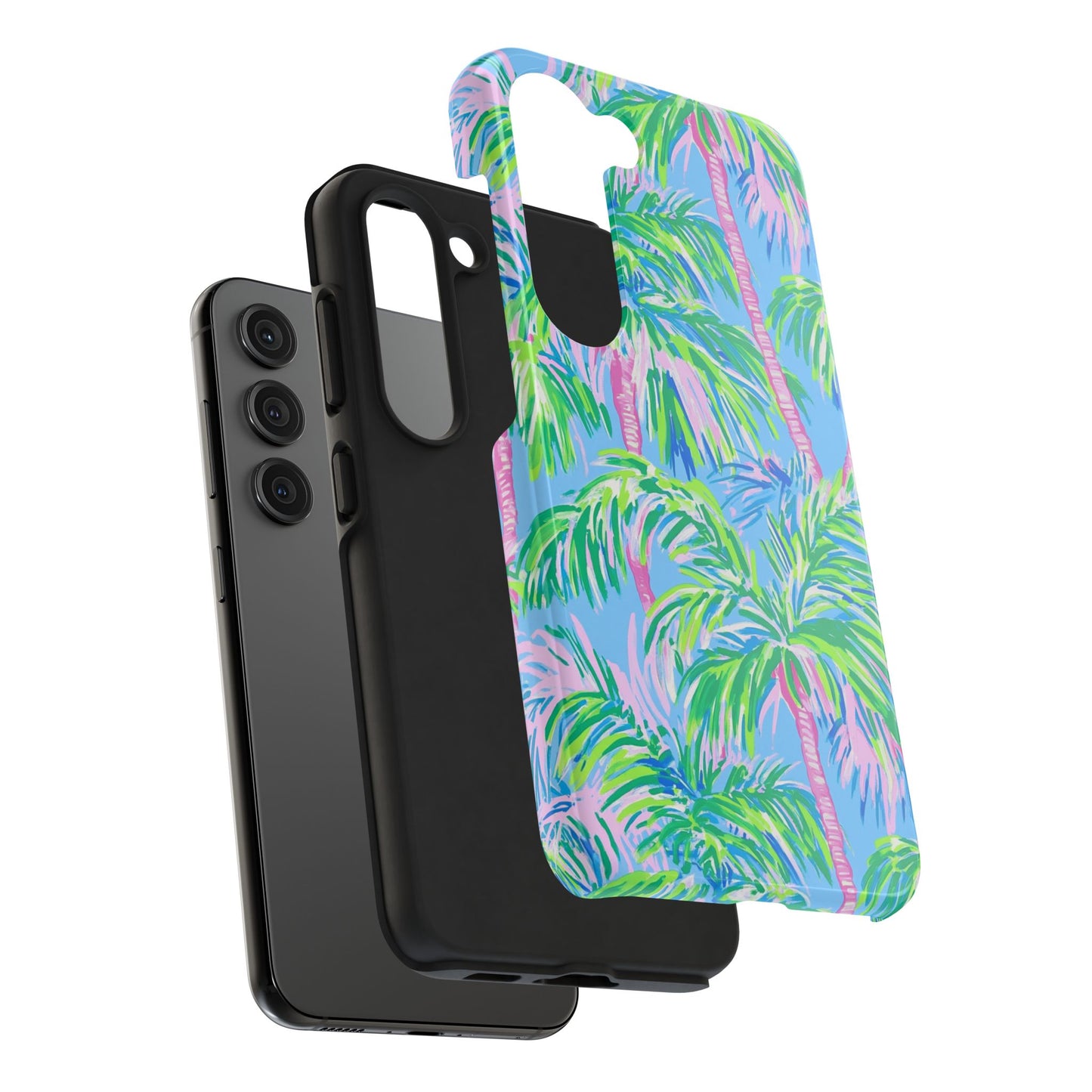 Nature Lover | Colorful Painted Palm Trees Phone Case