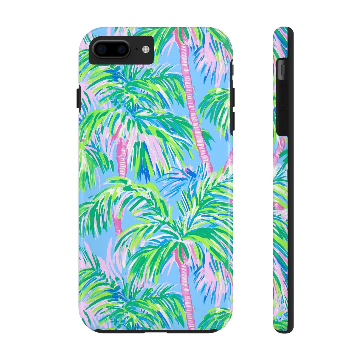 Nature Lover | Colorful Painted Palm Trees Phone Case