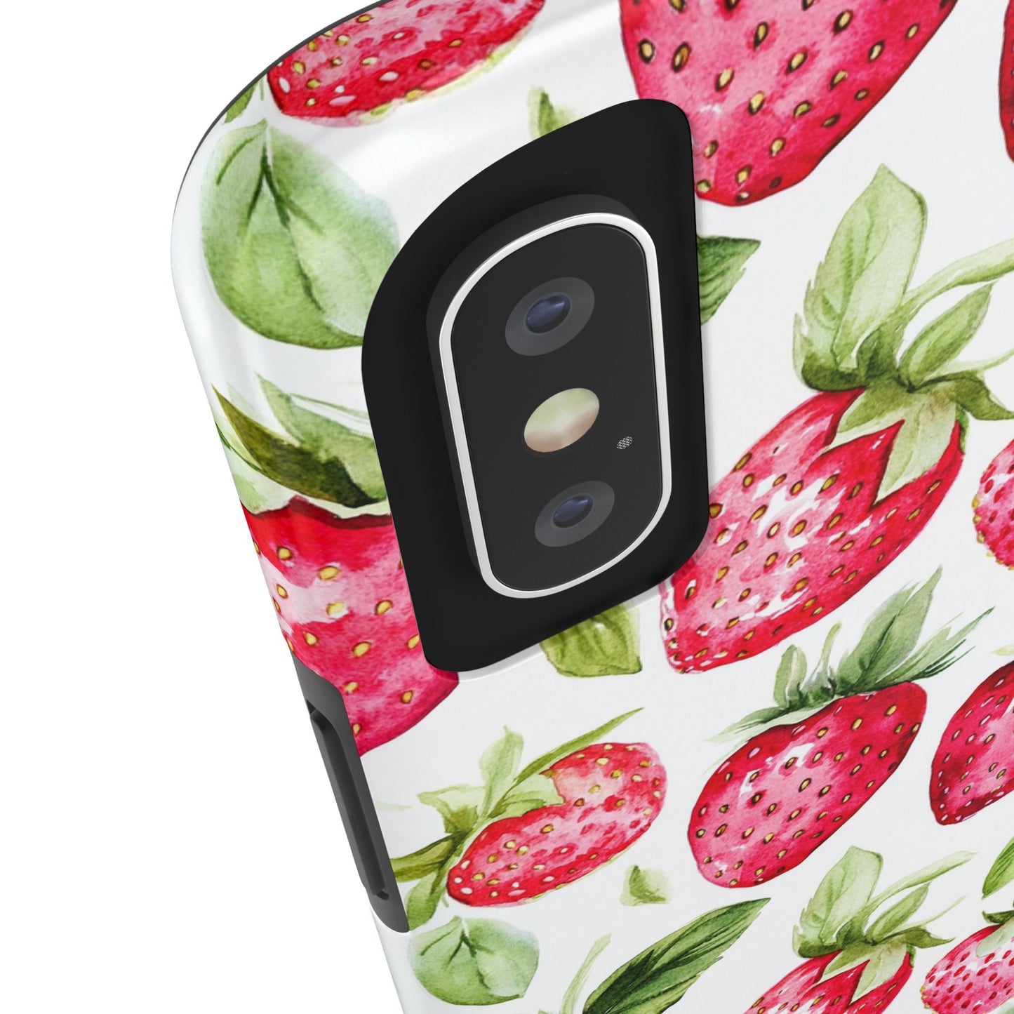 Nature Lover | Strawberry Watercolor Tough Phone Case