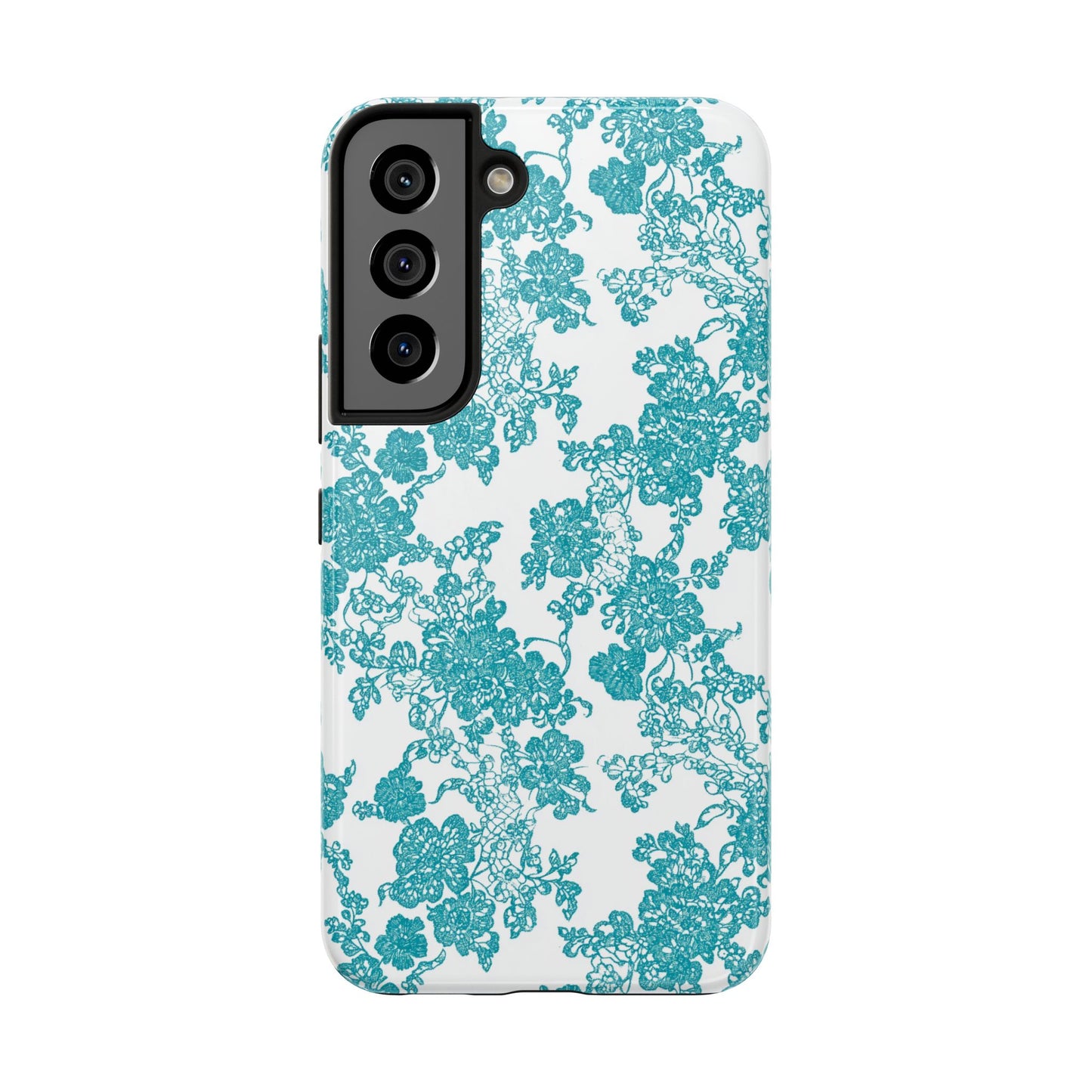 Boho Bliss | Teal on White Lace