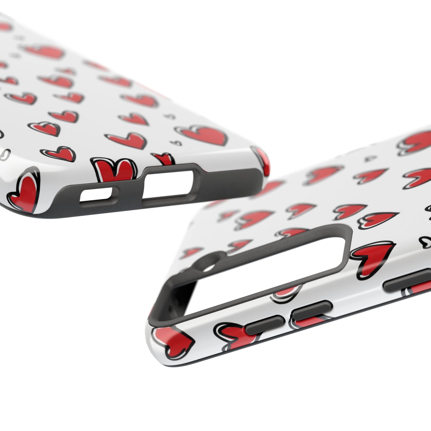 Love is in the Air | Red Hearts Tough Phone Case