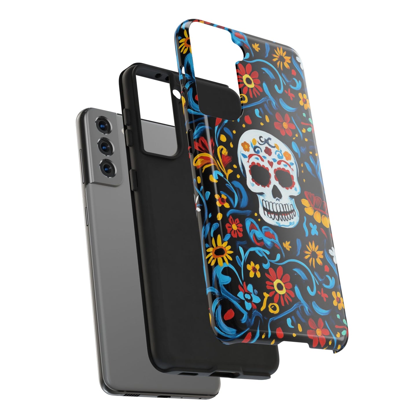 Mexicana de Corazon | Day of the Dead Tough Phone Case, Sugar Skull