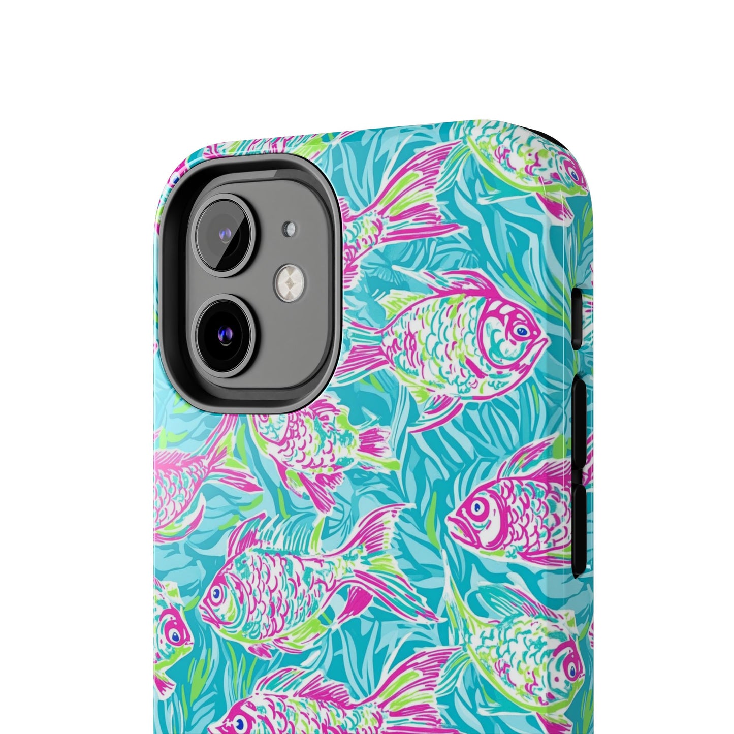 Under the Sea | Colorful Fish Design, Hot Pink Blue Green, Fishing Gifts, Ocean Lover, Marine Life Accessories, Protective Cover