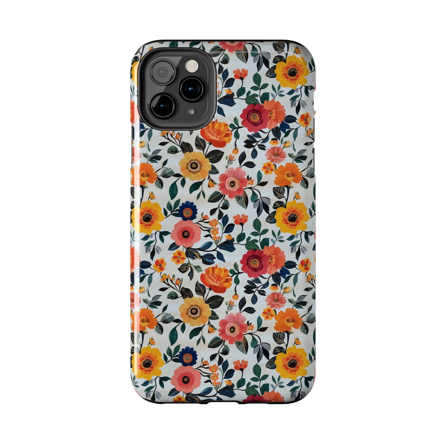 In Bloom | Small Colorful Flowers Tough Phone Cases