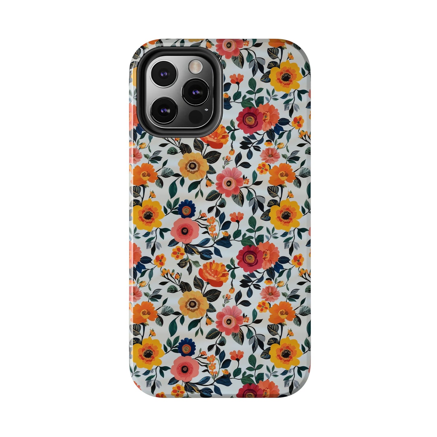 In Bloom | Small Colorful Flowers Tough Phone Cases