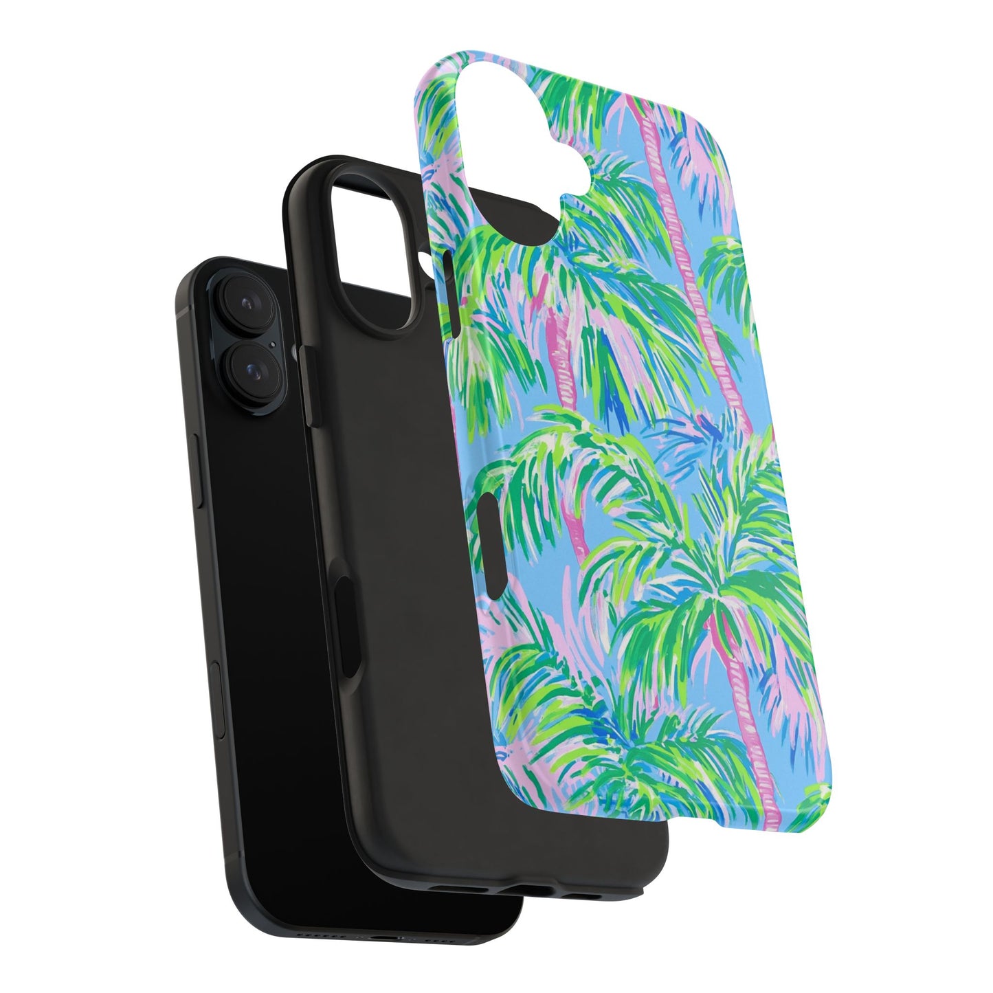 Nature Lover | Colorful Painted Palm Trees Phone Case