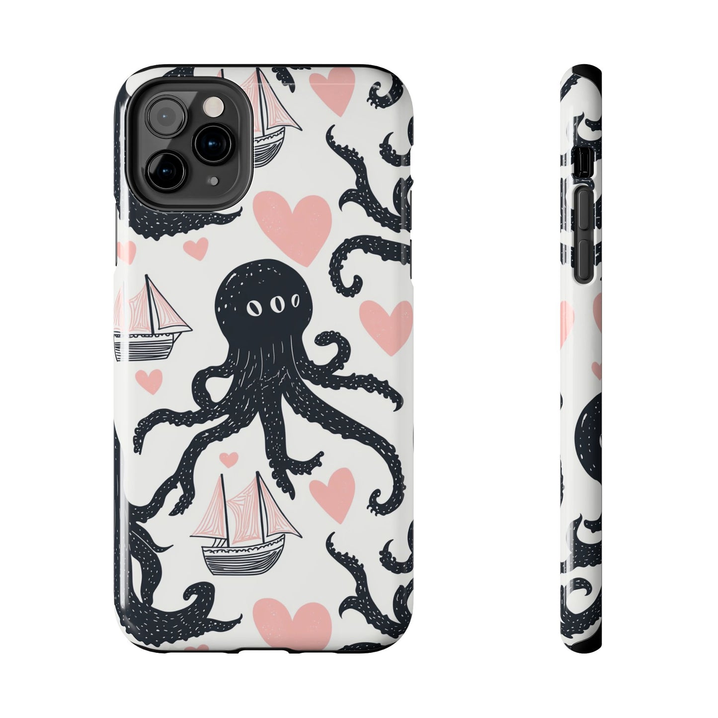 Quirky Chic | Kraken Boat Love Tough Phone Case