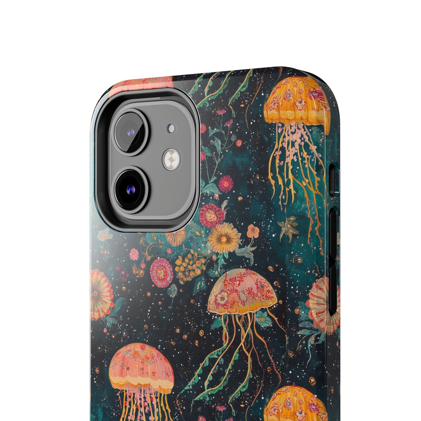 Under the Sea | Jellyfish Phone Cases, Floral Ocean Design, Sea Creature Protective Cover, Unique Tech Accessories, Underwater Theme Gifts, Tough Phone
