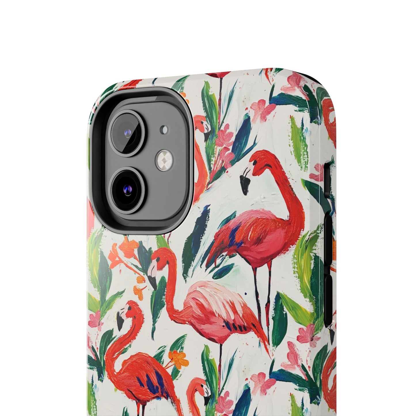 Animal Instinct | Flamingos Tough Phone Case