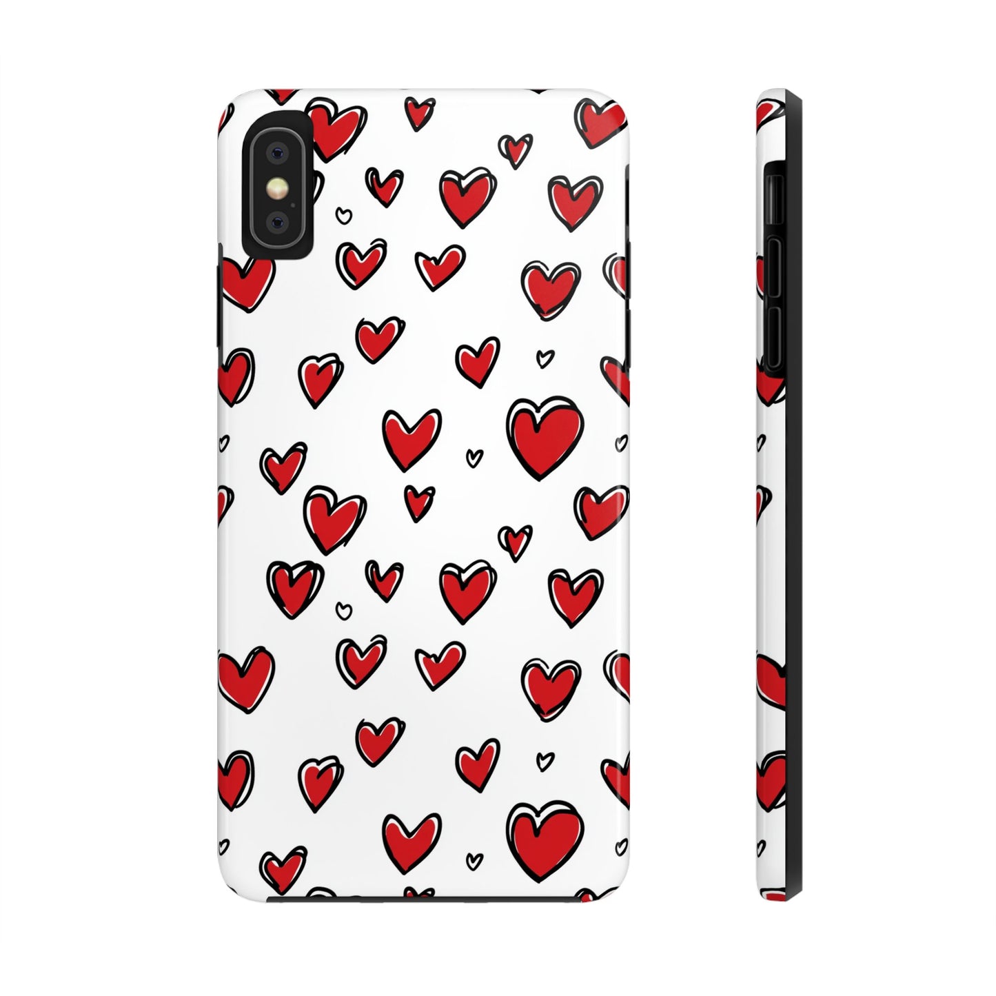 Love is in the Air | Red Hearts Tough Phone Case