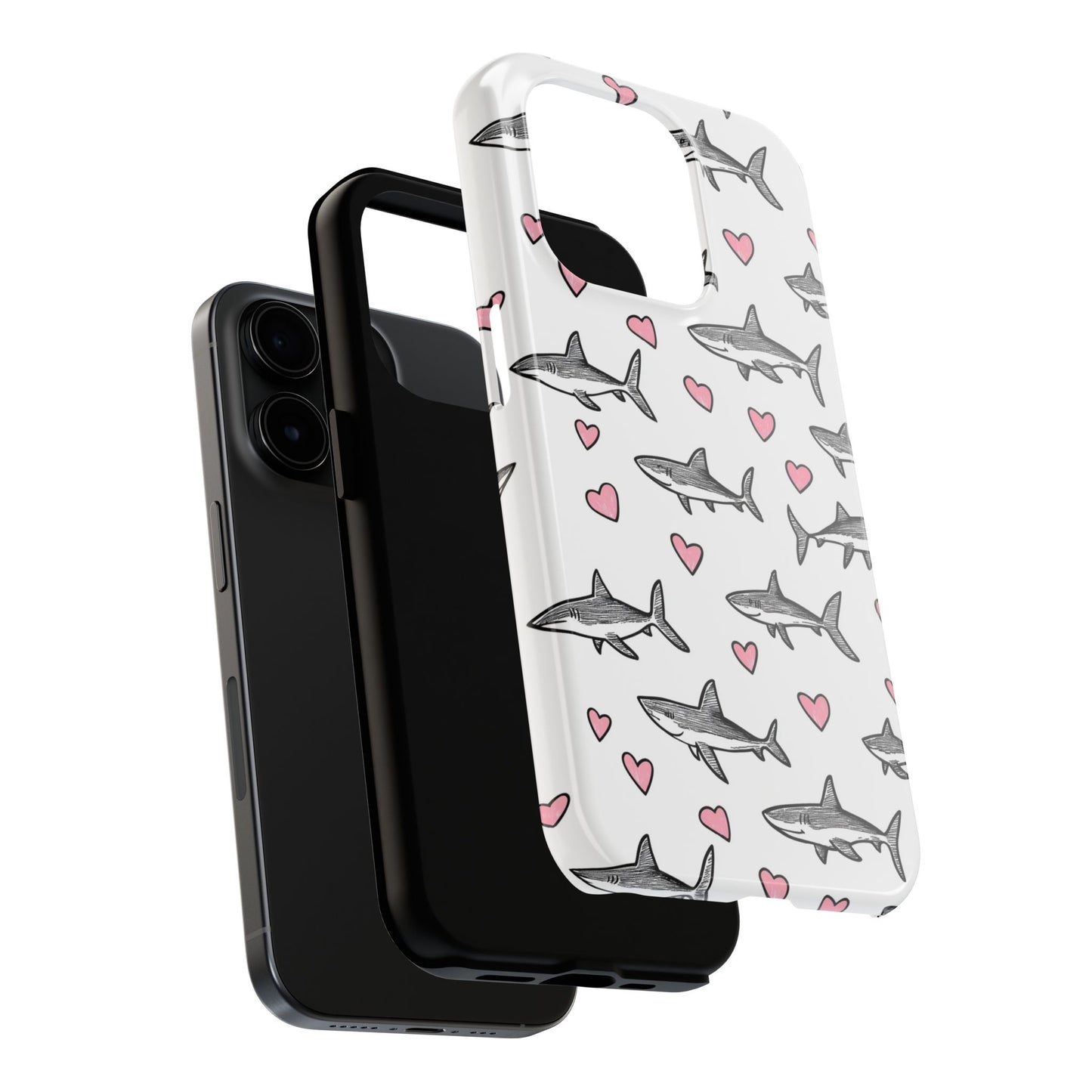 Animal Instinct | Shark Love Tough Phone Case