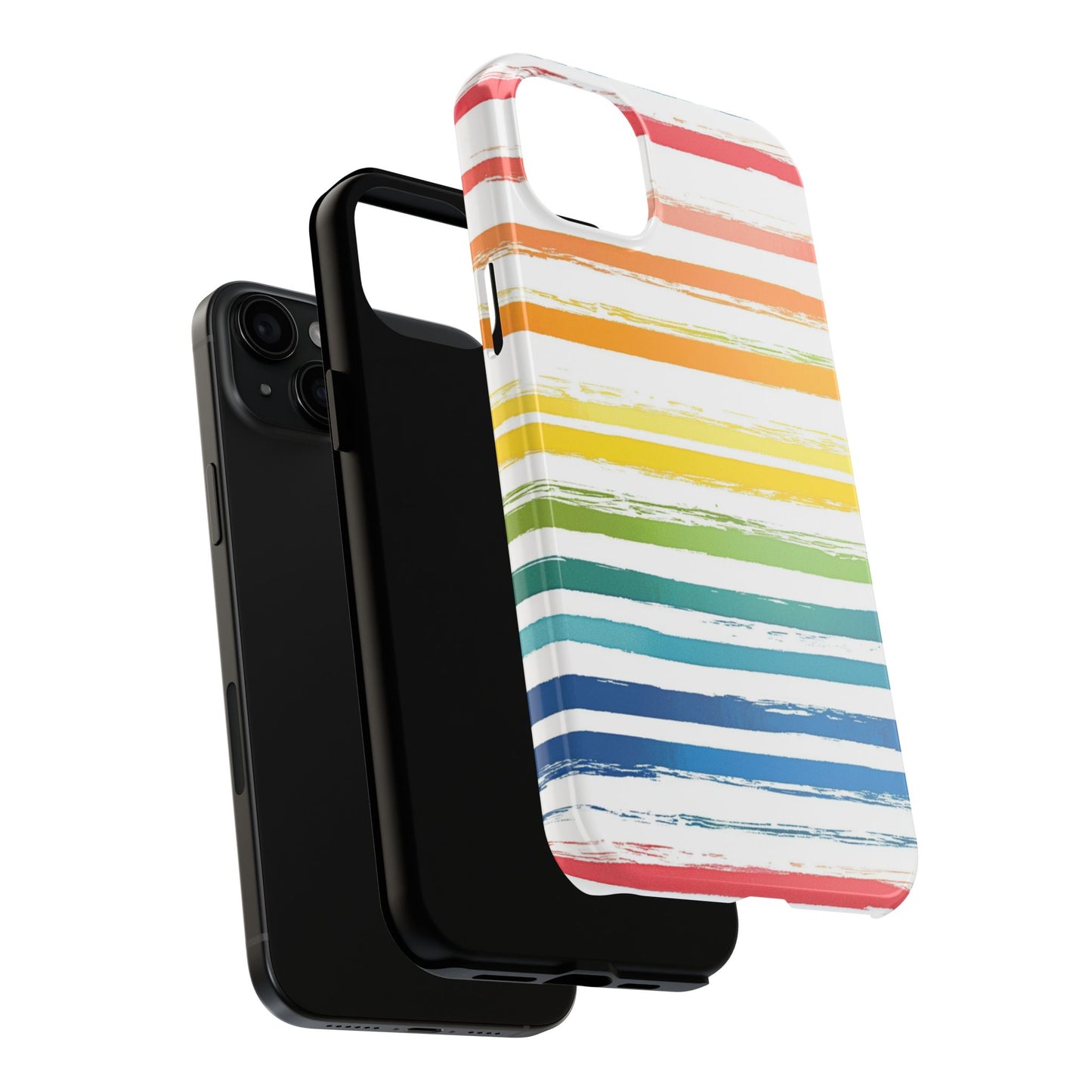 Vibrant Lines | Rainbow Stripes Phone Case
