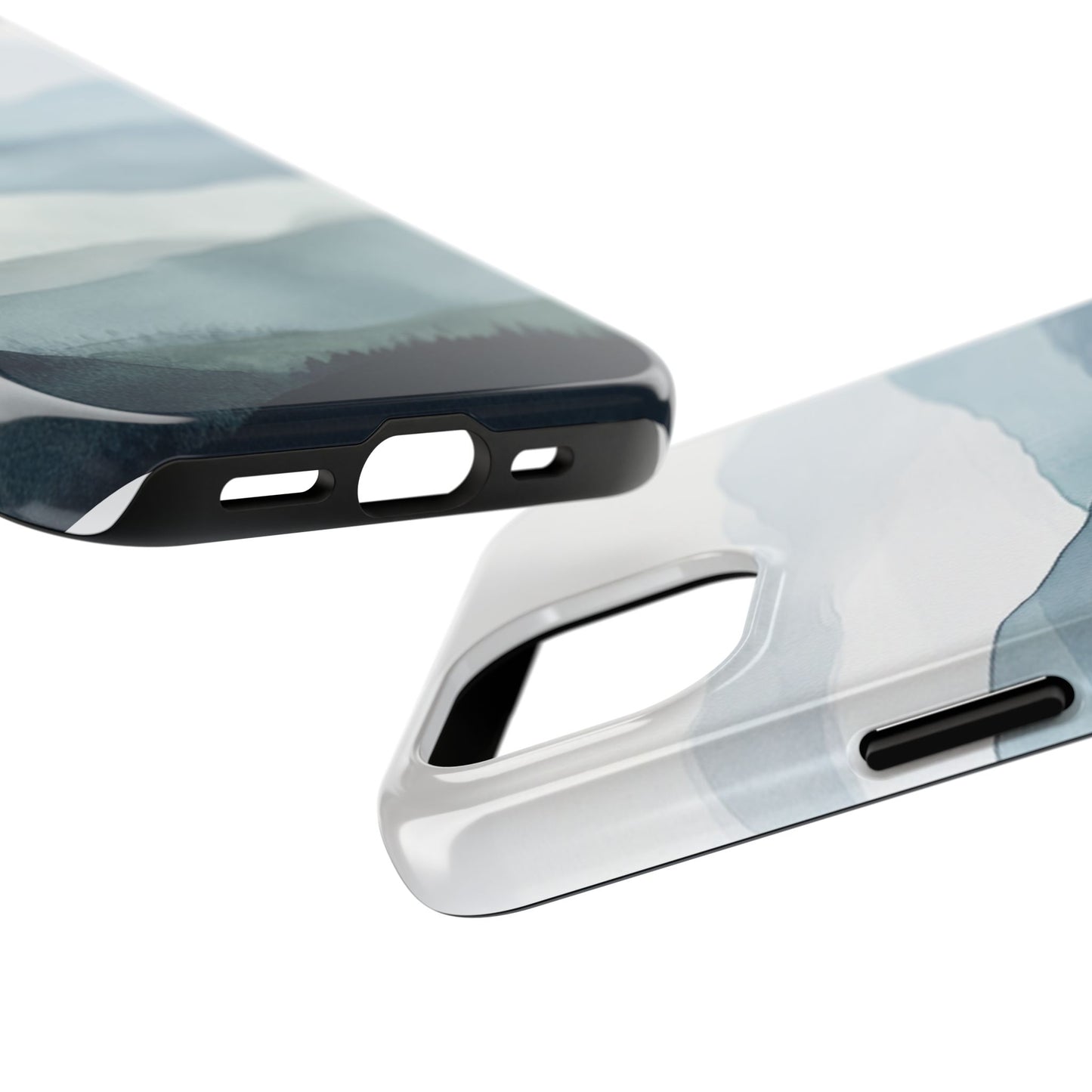 Majestic Mountains | Watercolor Mountain Scene Tough Phone Case