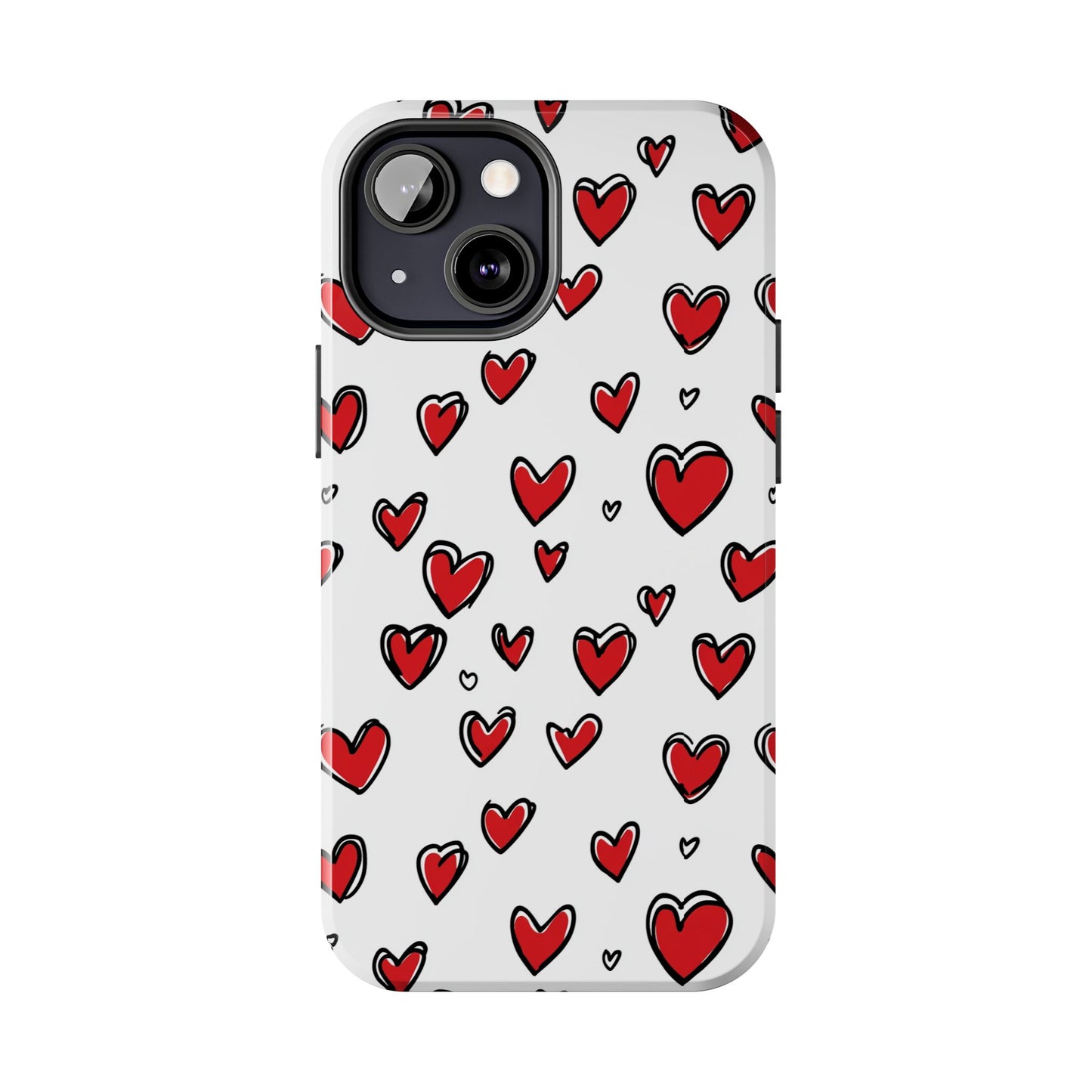 Love is in the Air | Red Hearts Tough Phone Case
