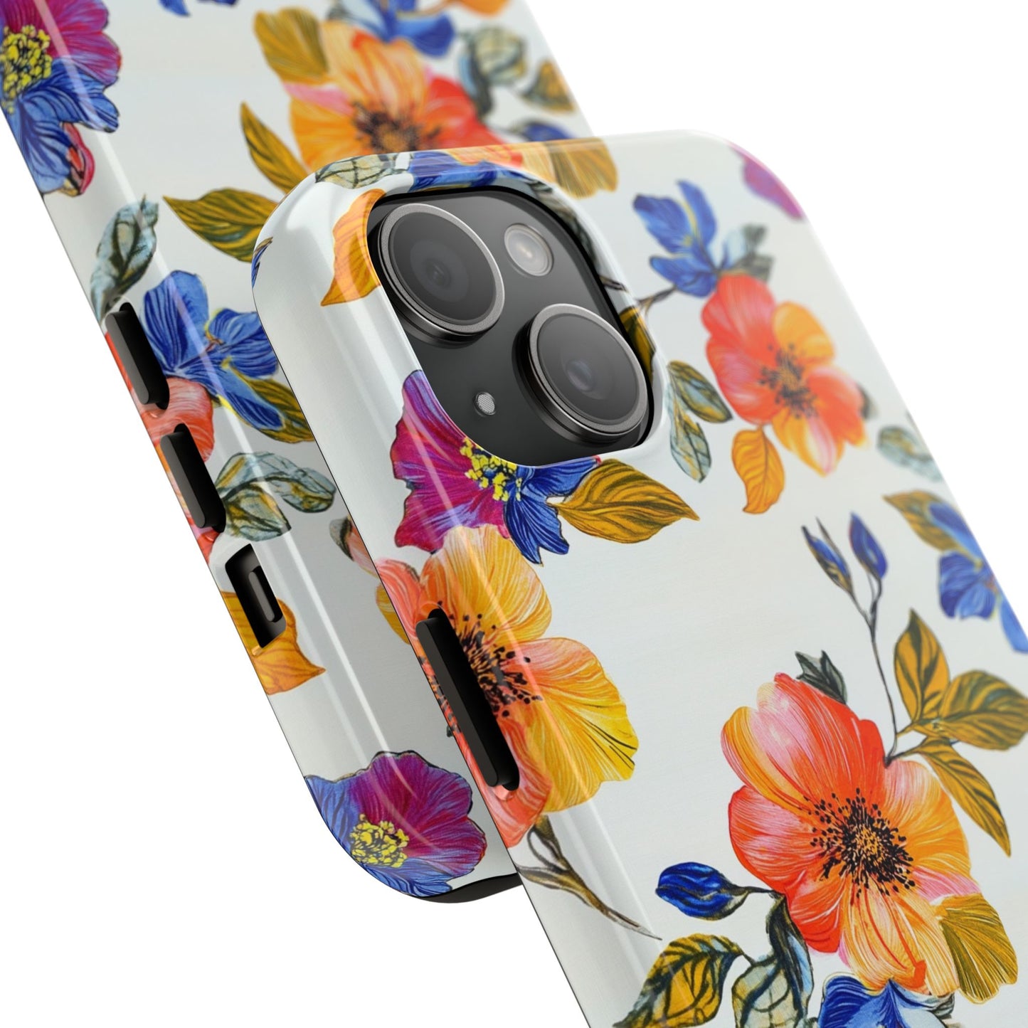 In Bloom | Colorful Florals Tough Phone Cases